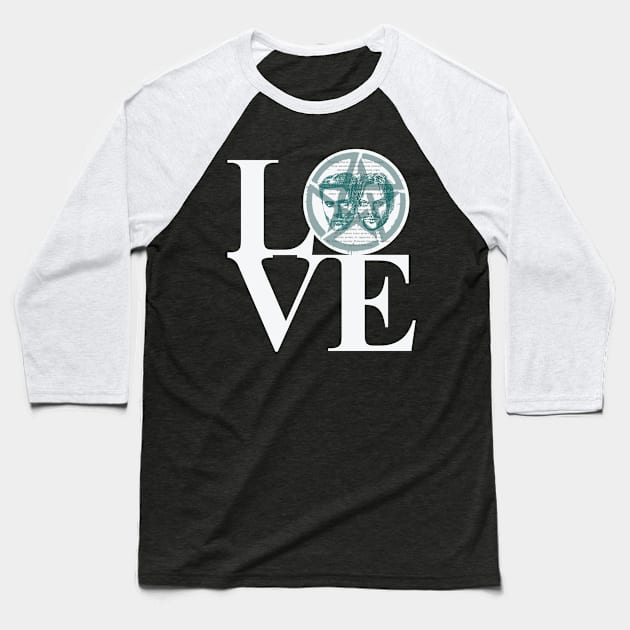 SUPERNATURAL LOVE Baseball T-Shirt by KARMADESIGNER T-SHIRT SHOP